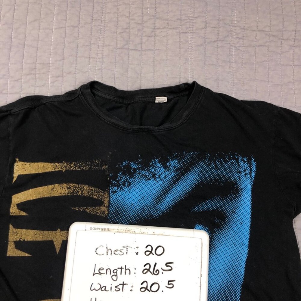 Y2K Ice Cube T Shirt Men Large Black Half Face Rap Music Graphic - Picture 5 of 14